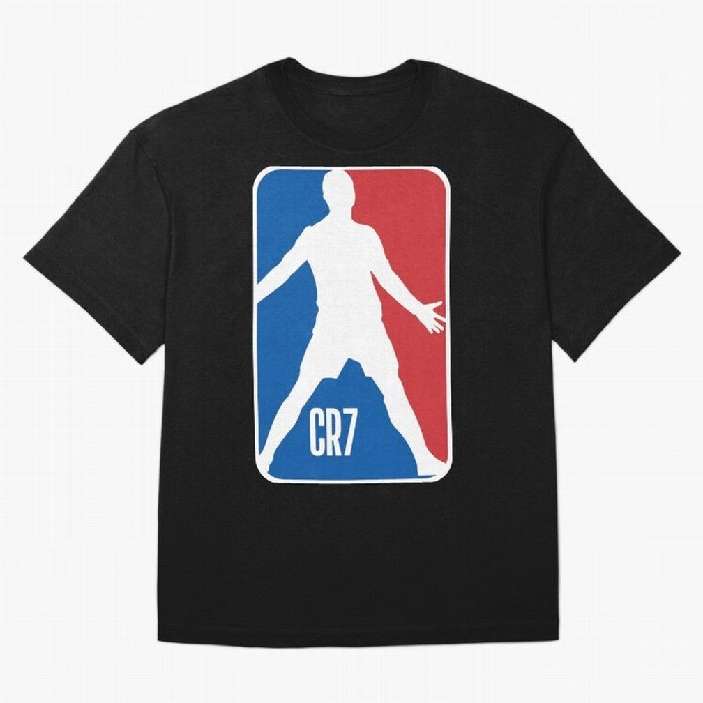 Cristiano Ronaldo - NBA style print Classic T-Shirt Bring a Vintage Feel to FIFA World Cup 2026 Spirit, Capturing England, France and Netherlands, Mbappe, Vintage Soccer Flavor, Modern Football Stars, National Flags and Final Night Emotion; Great