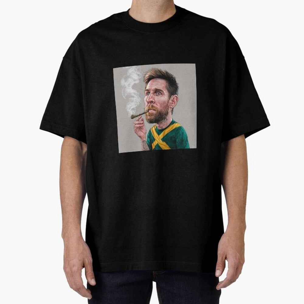 funny caricature of Lionel Messi Classic T-Shirt Show Support during FIFA World Cup 2026 Group Stage with Messi, France and Portugal Energy, Classic Soccer Heritage, Championship Pressure, Fan Loyalty and International Pride; Made for Collectors