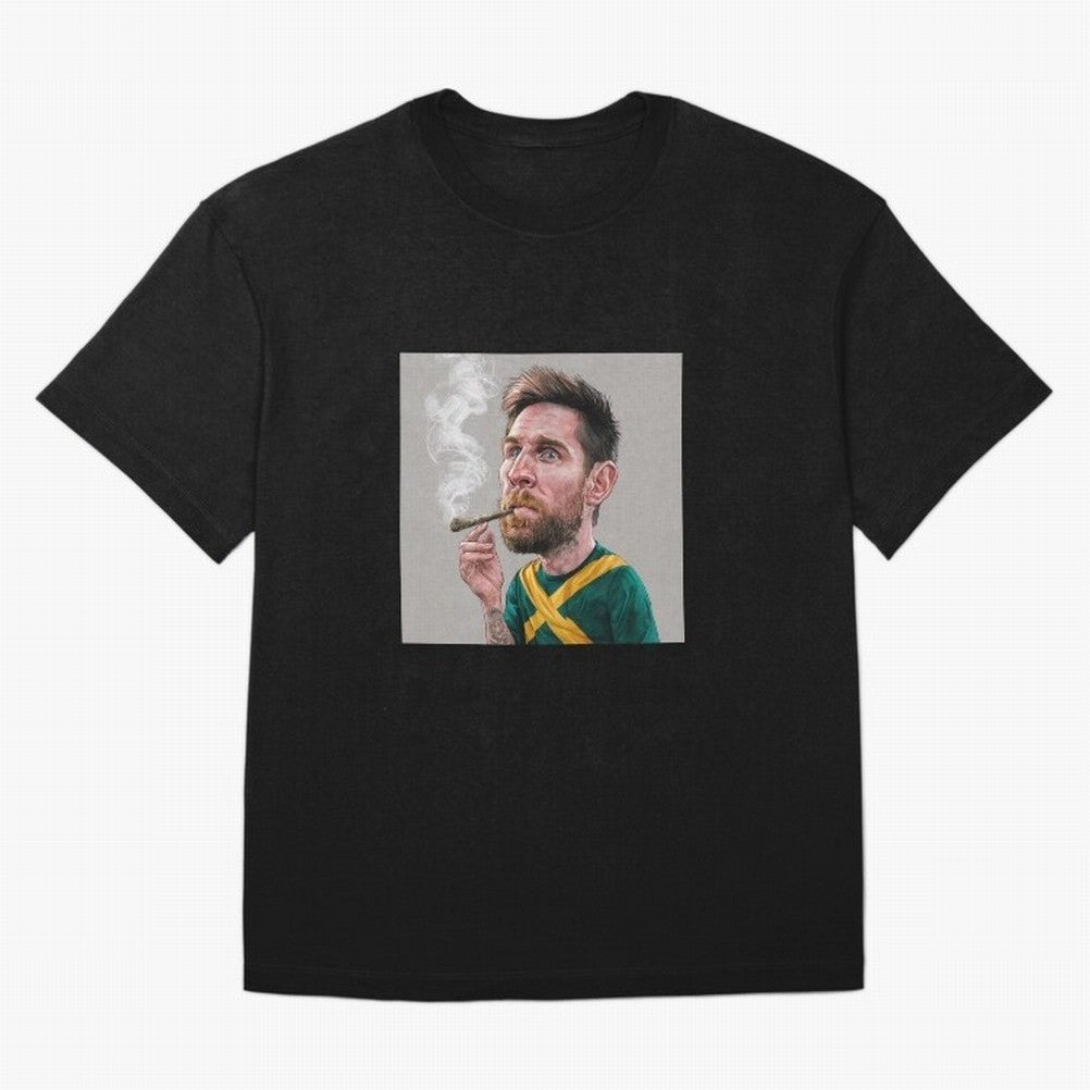 funny caricature of Lionel Messi Classic T-Shirt Show Support during FIFA World Cup 2026 Group Stage with Messi, France and Portugal Energy, Classic Soccer Heritage, Championship Pressure, Fan Loyalty and International Pride; Made for Collectors