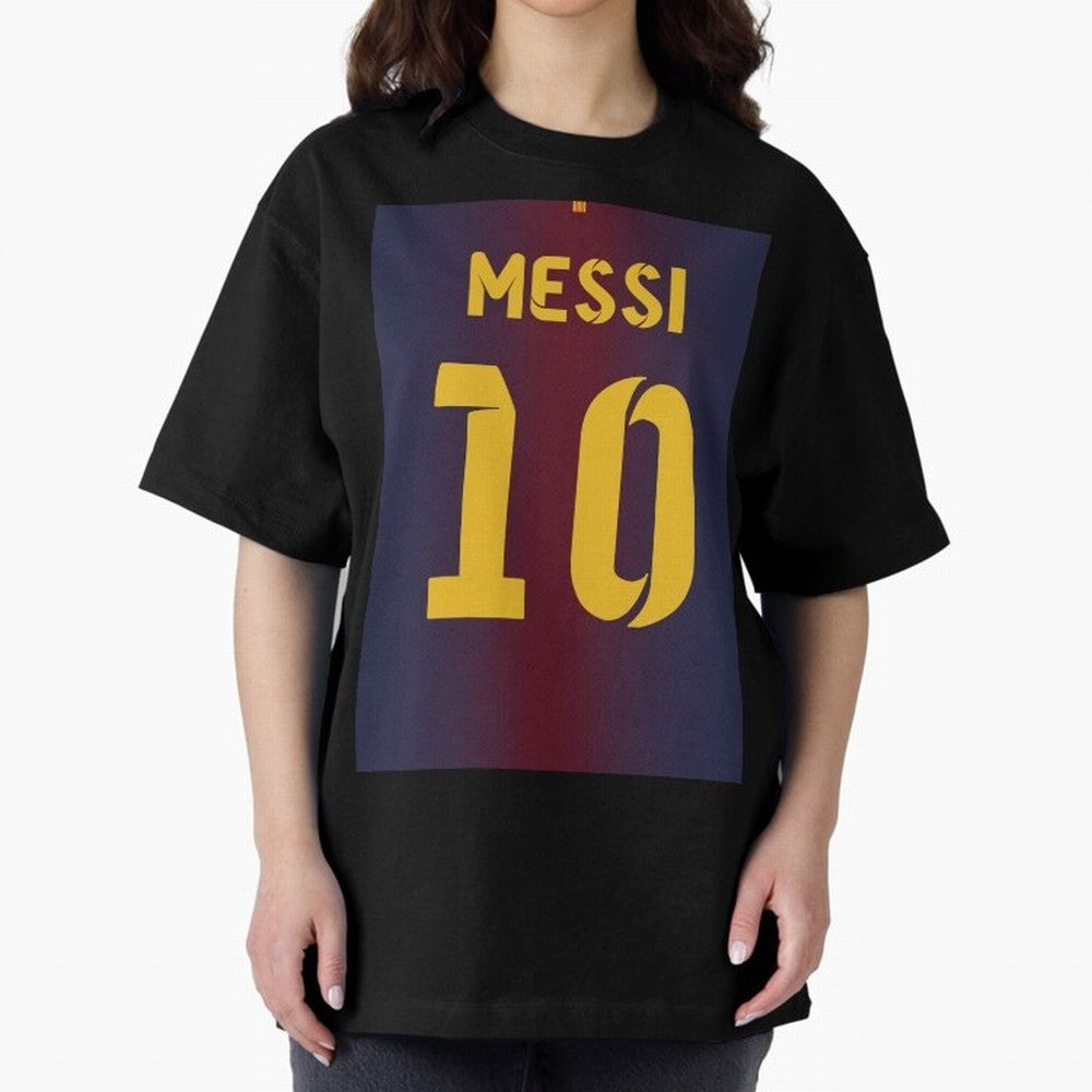 Barcelona 2012 Jersey Messi 10 Oversized T-Shirt Carry National Pride through FIFA World Cup 2026 Highlighting Neymar, Haaland and Cristiano Ronaldo, Portugal, Spain and Germany Energy, Classic Soccer Heritage, Championship Pressure, Fan Loyalty