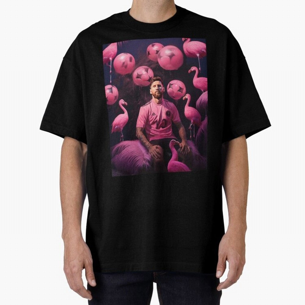 Flamingo Fantasy: Messi's Miami Elegance Active T-Shirt Back the Journey through FIFA World Cup 2026 USA Canada Mexico Capturing Mbappe and Neymar, Portugal Energy, Tournament Hype, Historic Matchups, Family Viewing Parties and Global Sports Pride;