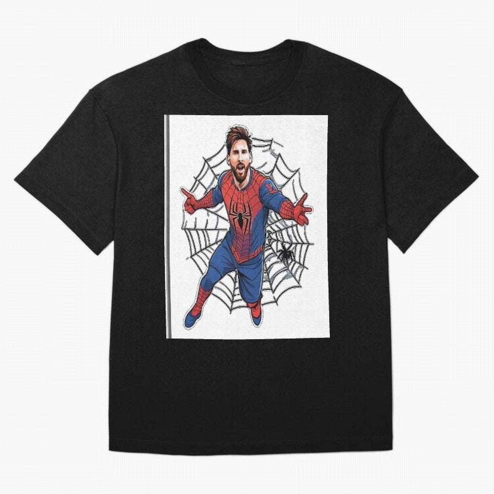 Lionel Messi Spider Oversized T-Shirt Embrace FIFA World Cup 2026 Group Stage for Fans of Neymar and Portugal, Spain and Germany, Bringing Goal Celebration Energy, Supporter Heritage, Football Icons and Worldwide Tournament Joy; Perfect for People