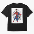 Lionel Messi Spider Oversized T-Shirt Embrace FIFA World Cup 2026 Group Stage for Fans of Neymar and Portugal, Spain and Germany, Bringing Goal Celebration Energy, Supporter Heritage, Football Icons and Worldwide Tournament Joy; Perfect for People