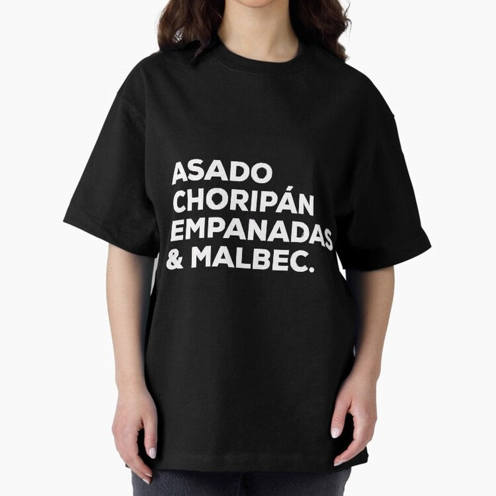 Argentine Cuisine Oversized T-Shirt Fuel Your Fan Pride for FIFA World Cup 2026 USA Canada Mexico Spirit, Driven by England and Germany, Messi, CR7 and Mbappe, Football History, Final Match Energy, Crowd Noise and Once in a Lifetime Moments; Built