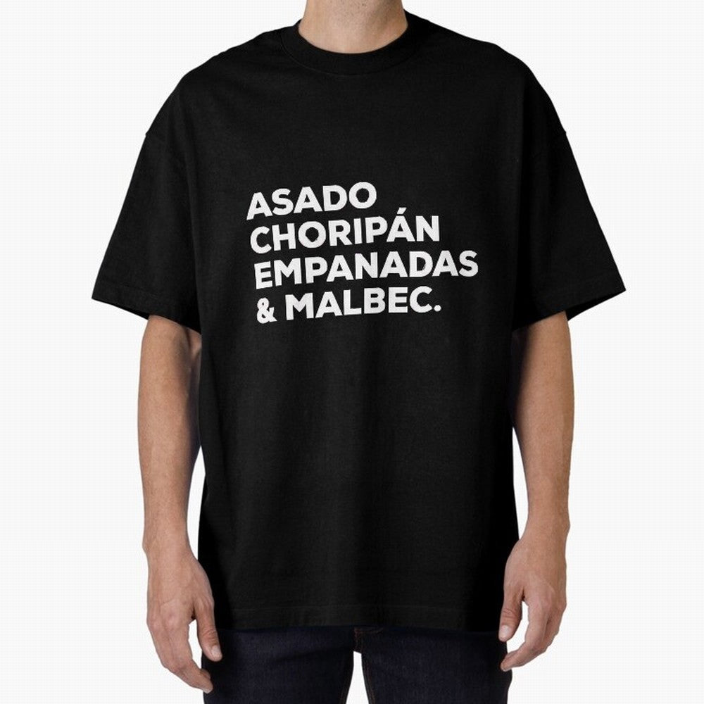 Argentine Cuisine Oversized T-Shirt Fuel Your Fan Pride for FIFA World Cup 2026 USA Canada Mexico Spirit, Driven by England and Germany, Messi, CR7 and Mbappe, Football History, Final Match Energy, Crowd Noise and Once in a Lifetime Moments; Built