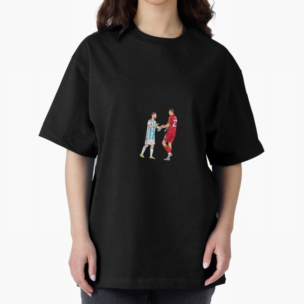 Lionel Messi and Emiliano Martinez Minimalist Classic T-Shirt Support the FIFA World Cup 2026 USA Canada Mexico Journey through Cristiano Ronaldo Highlights, England, France and Netherlands Pride, Football Passion, Legendary Performances, Festival
