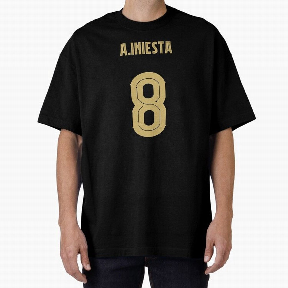 Iniesta Barcelona 8 Classic T-Shirt Capture Stadium Memories from FIFA World Cup 2026 USA Canada Mexico Spirit, with Portugal, Spain and Germany, CR7 and Messi, Sports Nostalgia, International Competition, Famous Players and Unforgettable
