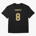 Iniesta Barcelona 8 Classic T-Shirt Capture Stadium Memories from FIFA World Cup 2026 USA Canada Mexico Spirit, with Portugal, Spain and Germany, CR7 and Messi, Sports Nostalgia, International Competition, Famous Players and Unforgettable