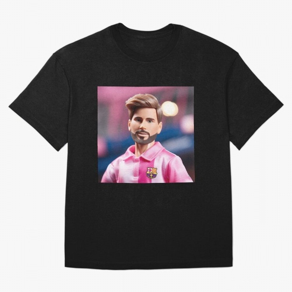 If Messi were a Barbie doll... Premium T-Shirt Celebrate National Team Dreams in the FIFA World Cup 2026 Journey through Messi and Cristiano Ronaldo Highlights, Netherlands Pride, Classic Soccer Heritage, Championship Pressure, Fan Loyalty and