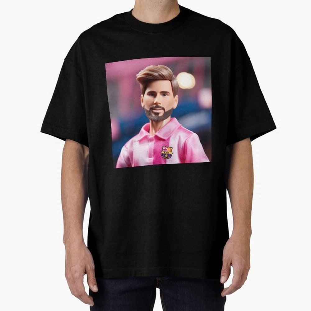 If Messi were a Barbie doll... Premium T-Shirt Celebrate National Team Dreams in the FIFA World Cup 2026 Journey through Messi and Cristiano Ronaldo Highlights, Netherlands Pride, Classic Soccer Heritage, Championship Pressure, Fan Loyalty and