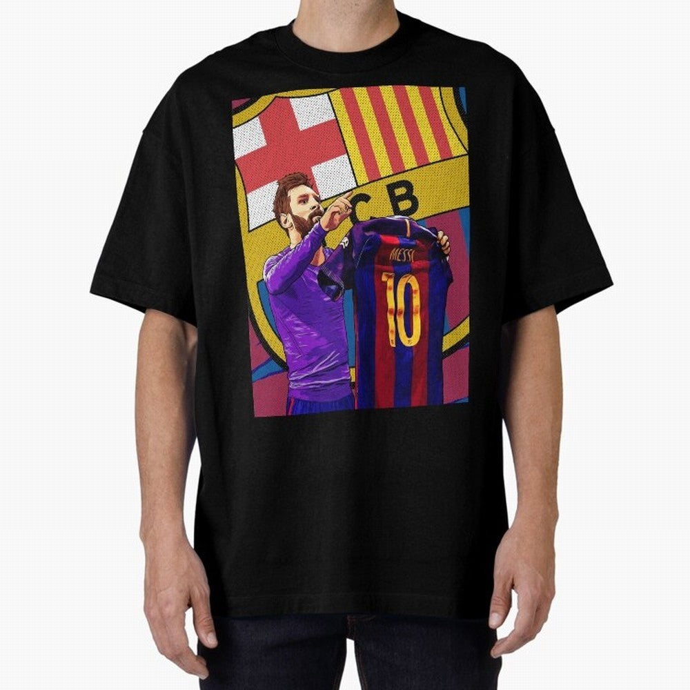 Messi Goat in FC Barcelna Graphic T-Shirt Fuel FIFA World Cup 2026 Group Stage for Fans of Messi, Neymar and Mbappe and Argentina, Bringing Stadium Chants, National Pride, Trophy Dreams and Unforgettable Football Memories; Created for Match Day