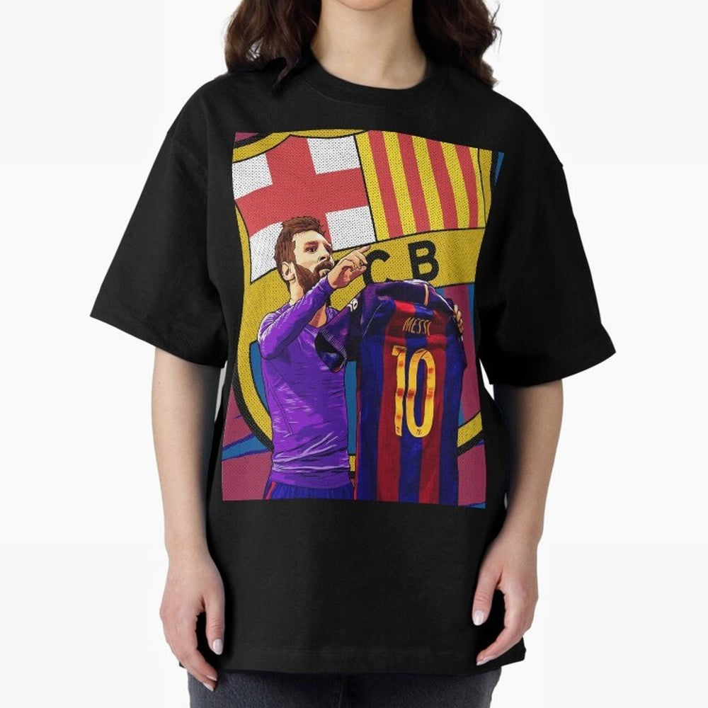 Messi Goat in FC Barcelna Graphic T-Shirt Fuel FIFA World Cup 2026 Group Stage for Fans of Messi, Neymar and Mbappe and Argentina, Bringing Stadium Chants, National Pride, Trophy Dreams and Unforgettable Football Memories; Created for Match Day