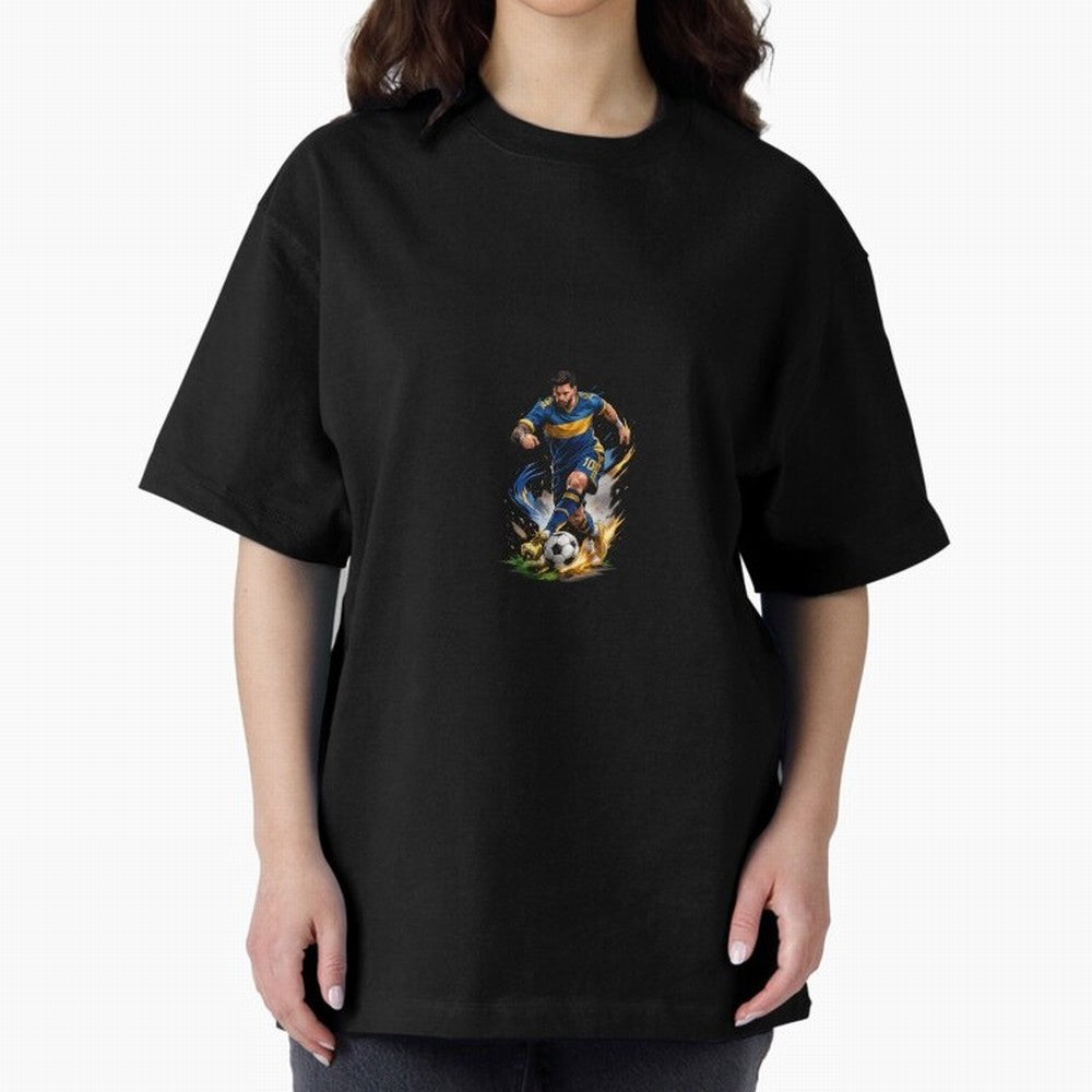 Messi Footballer Premium T-Shirt Follow Every Goal of FIFA World Cup 2026 Group Stage Spirit, Driven by England, France and Netherlands, Haaland, Sports Nostalgia, International Competition, Famous Players and Unforgettable Victories; Made for Die