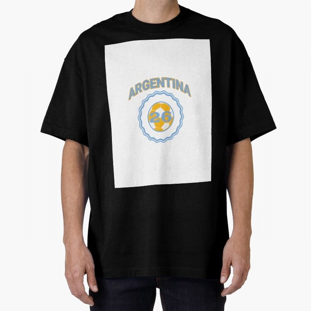 Argentina 2026 world cup soccer badge Graphic T-Shirt Fuel the Hype around FIFA World Cup 2026 for Fans of Messi and Netherlands, Bringing Stadium Memories, Football Loyalty, International Chants and Championship Tradition; Ideal for Football Dads,