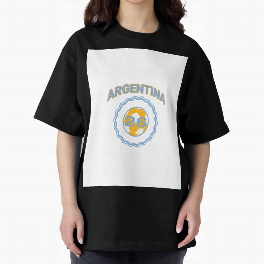 Argentina 2026 world cup soccer badge Graphic T-Shirt Fuel the Hype around FIFA World Cup 2026 for Fans of Messi and Netherlands, Bringing Stadium Memories, Football Loyalty, International Chants and Championship Tradition; Ideal for Football Dads,