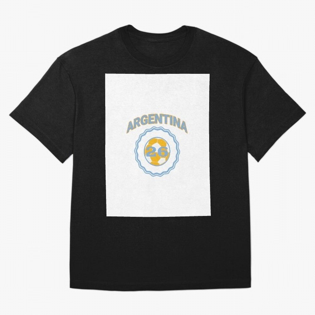 Argentina 2026 world cup soccer badge Graphic T-Shirt Fuel the Hype around FIFA World Cup 2026 for Fans of Messi and Netherlands, Bringing Stadium Memories, Football Loyalty, International Chants and Championship Tradition; Ideal for Football Dads,