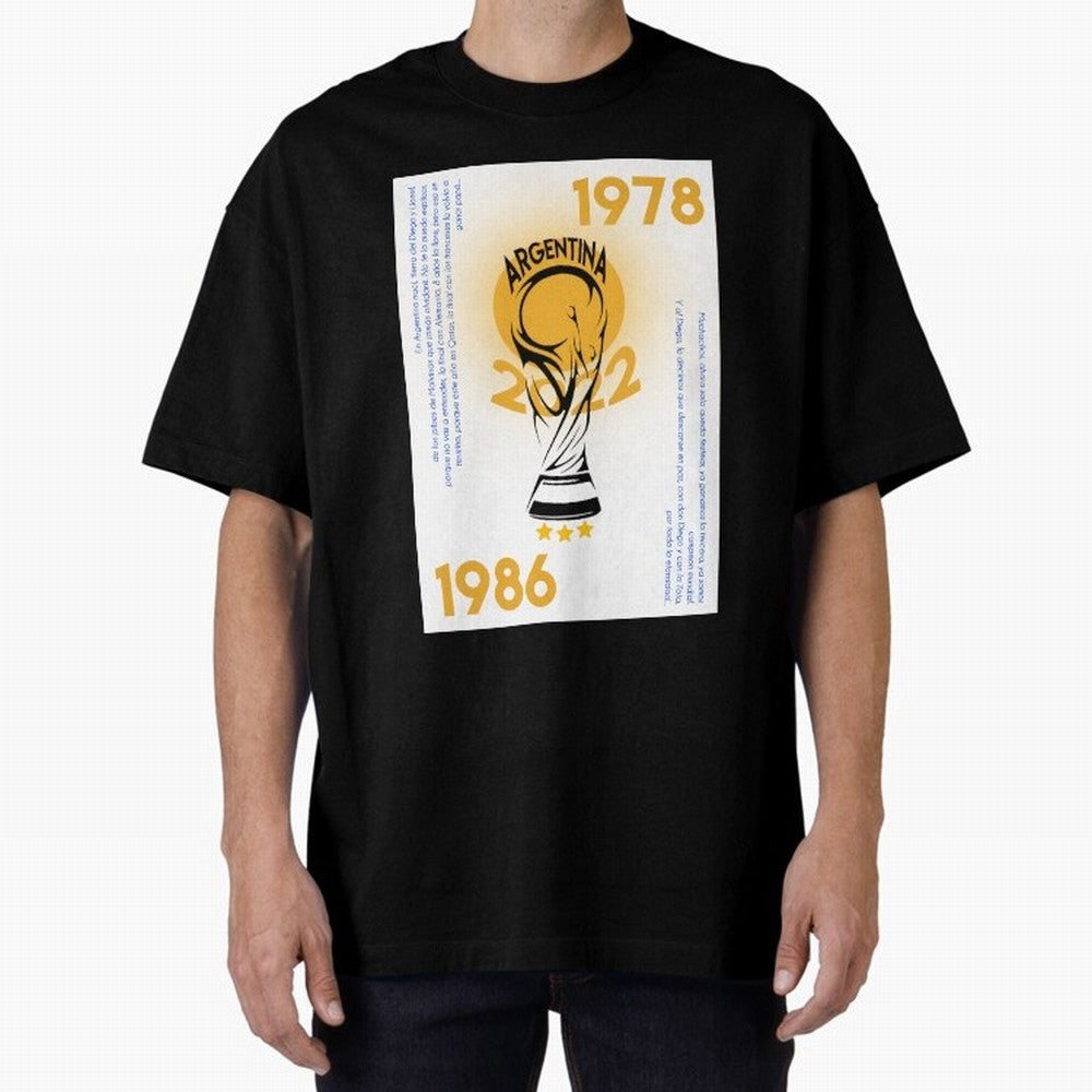 WORLD CHAMPIONS ARGENTINA Premium T-Shirt Bring Retro Soccer Energy to FIFA World Cup 2026 USA Canada Mexico Inspired by Messi and Cristiano Ronaldo, Brazil Energy, Football Passion, Legendary Performances, Festival Vibes and Supporter Community;