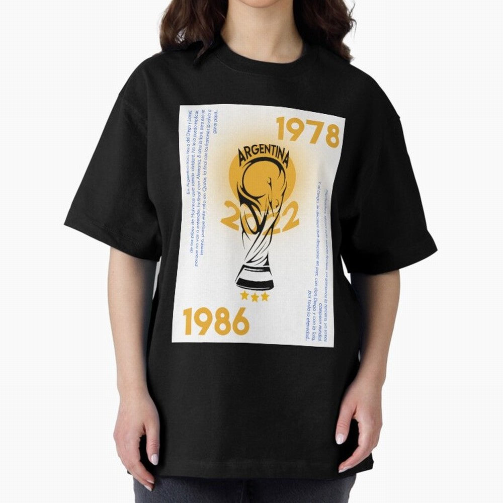 WORLD CHAMPIONS ARGENTINA Premium T-Shirt Bring Retro Soccer Energy to FIFA World Cup 2026 USA Canada Mexico Inspired by Messi and Cristiano Ronaldo, Brazil Energy, Football Passion, Legendary Performances, Festival Vibes and Supporter Community;