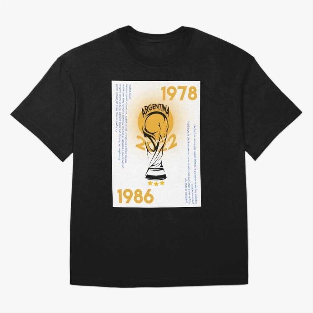 WORLD CHAMPIONS ARGENTINA Premium T-Shirt Bring Retro Soccer Energy to FIFA World Cup 2026 USA Canada Mexico Inspired by Messi and Cristiano Ronaldo, Brazil Energy, Football Passion, Legendary Performances, Festival Vibes and Supporter Community;