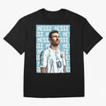 Lionel Messi Premium T-Shirt Elevate FIFA World Cup 2026 Spirit, Filled with France and Portugal, Messi and Cristiano Ronaldo, Sports Nostalgia, International Competition, Famous Players and Unforgettable Victories; Perfect for Supporters Who Want