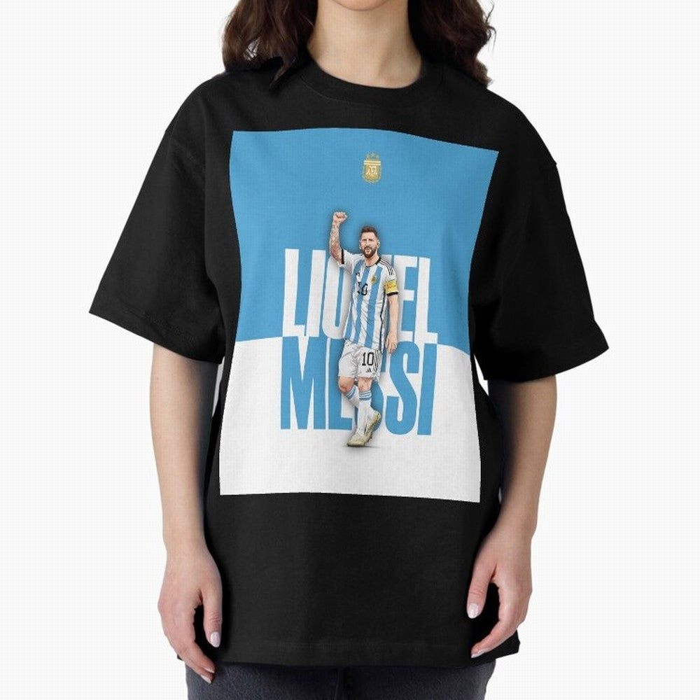 Lionel Messi - Iconic Soccer Legend Graphic T-Shirt Showcase Global Football Passion for FIFA World Cup 2026, Built around Messi, Brazil, Global Supporter Spirit, Legendary Goals, National Colors and Tournament Celebration; Perfect for Supporters