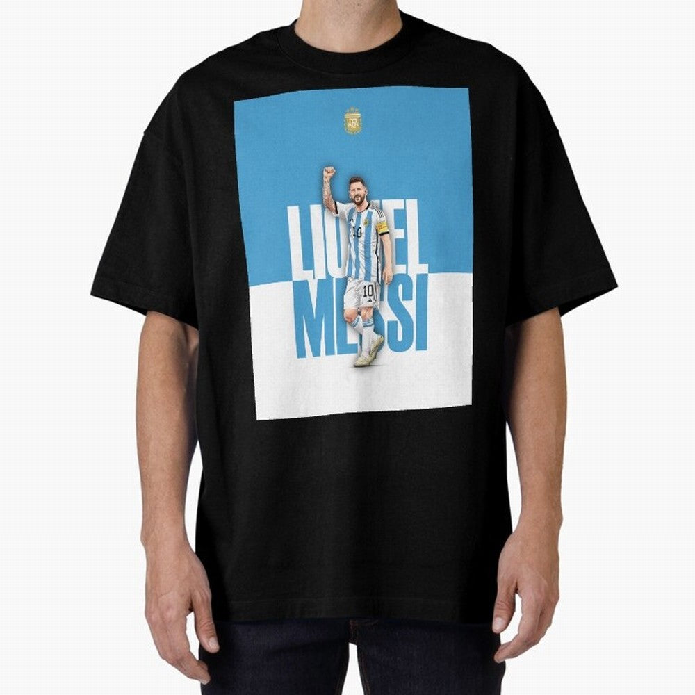 Lionel Messi - Iconic Soccer Legend Graphic T-Shirt Showcase Global Football Passion for FIFA World Cup 2026, Built around Messi, Brazil, Global Supporter Spirit, Legendary Goals, National Colors and Tournament Celebration; Perfect for Supporters