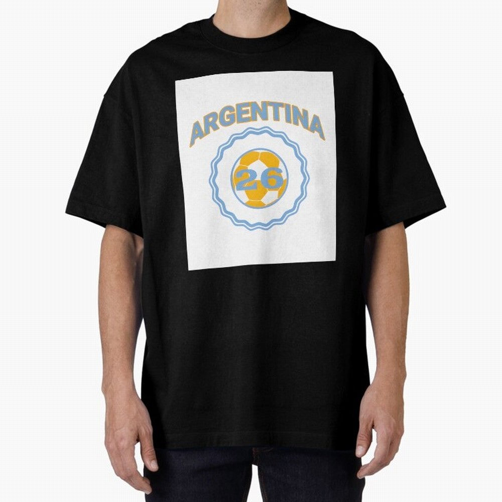 Argentina 2026 world cup soccer badge Premium T-Shirt Share FIFA World Cup 2026 Group Stage Driven by Mbappe, Netherlands Energy, Soccer Culture, Superstar Moments, National Team Dreams and Competitive Fire; Made for Die Hard Supporters, Soccer