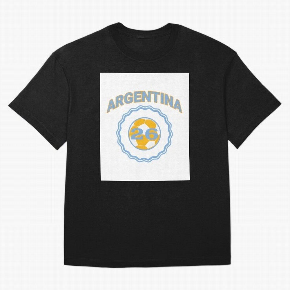 Argentina 2026 world cup soccer badge Premium T-Shirt Share FIFA World Cup 2026 Group Stage Driven by Mbappe, Netherlands Energy, Soccer Culture, Superstar Moments, National Team Dreams and Competitive Fire; Made for Die Hard Supporters, Soccer