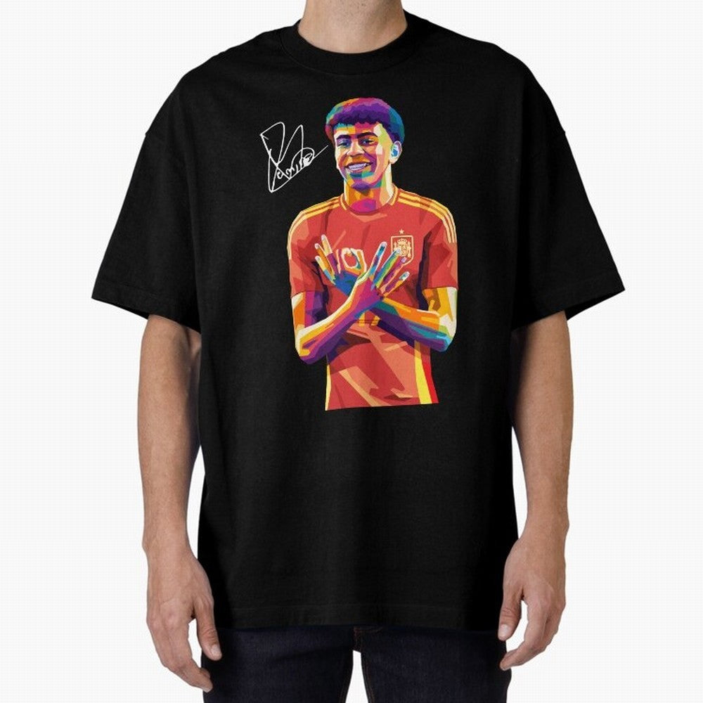 Lamine Yamal Wpap Pop Art Classic T-Shirt Bring a Champion Mindset to FIFA World Cup 2026 Spirit, Inspired by Brazil, Portugal and Argentina, Mbappe and Neymar, Football Festival Excitement, Trophy Ambitions, Country Rivalries and Star Player Buzz;