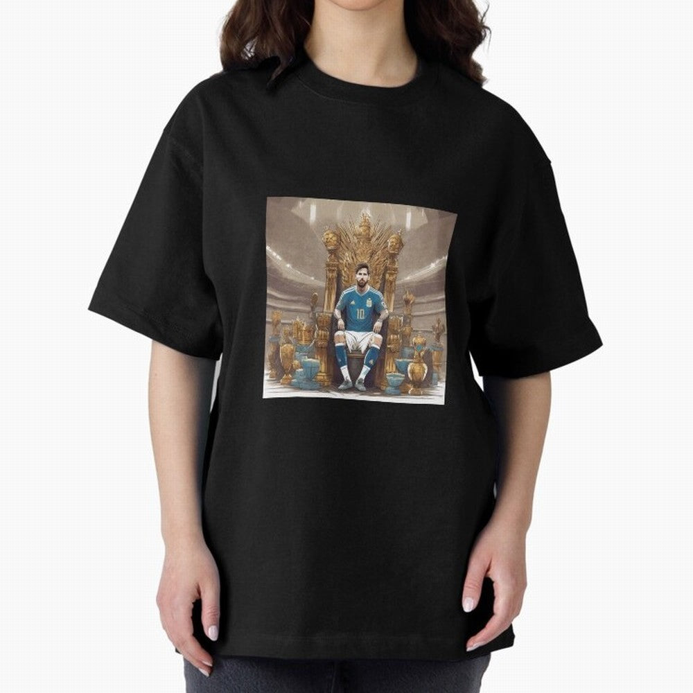 Messi Argentina Futbol Soccer King T-Shirt Classic T-Shirt Bring Stadium Energy to the FIFA World Cup 2026 USA Canada Mexico Journey through Neymar, Haaland and Cristiano Ronaldo Highlights, Argentina, France and Brazil Pride, Retro Football