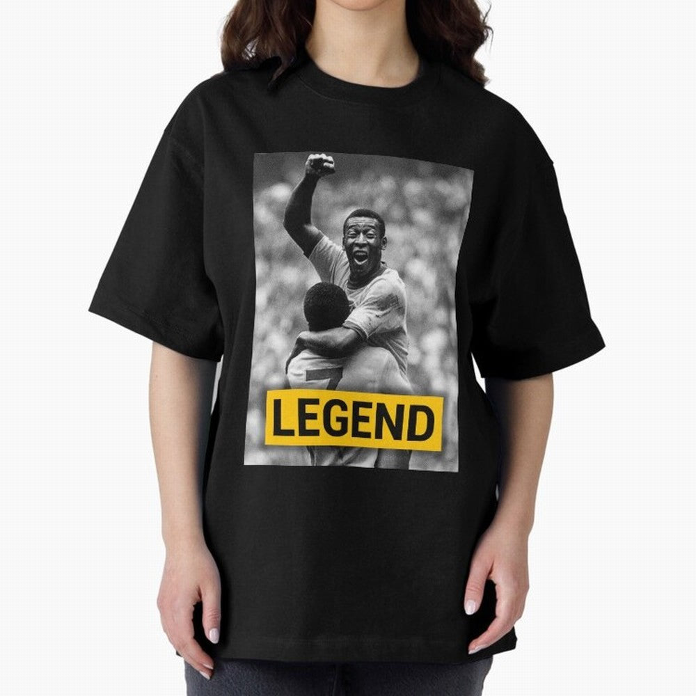 Pel¨¦ Legend Essential T-Shirt Celebrate the Biggest Stage of FIFA World Cup 2026 Group Stage Featuring Cristiano Ronaldo, France and Portugal Energy, Match Day Excitement, Supporter Culture, Golden Goals and Global Football Passion; Ideal for Fans