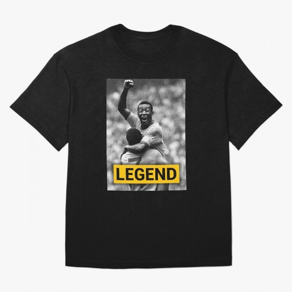 Pel¨¦ Legend Essential T-Shirt Celebrate the Biggest Stage of FIFA World Cup 2026 Group Stage Featuring Cristiano Ronaldo, France and Portugal Energy, Match Day Excitement, Supporter Culture, Golden Goals and Global Football Passion; Ideal for Fans