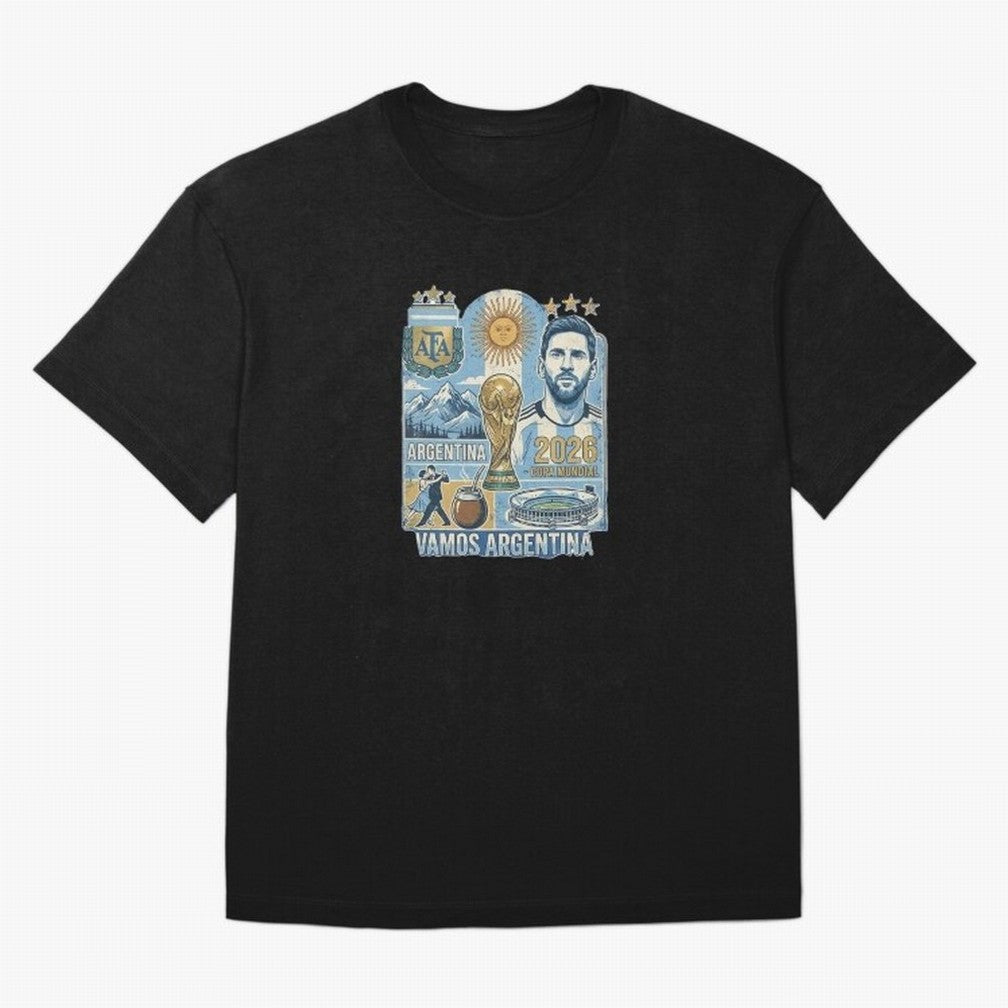Argentina 2026 ¨C Copa Mundial Spirit Classic T-Shirt Bring Match Day Fire to Match Day Hype around FIFA World Cup 2026, Messi and Cristiano Ronaldo, England, France and Netherlands, Tournament Hype, Historic Matchups, Family Viewing Parties and