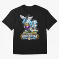 Cancha & Mate Dreams ¨C Argentina Football Heritage - Argentina Football Mate Mascot - Messi 10 Soccer Fan Art Classic T-Shirt Make Memories around Global Football Passion for FIFA World Cup 2026 Group Stage, Filled with Messi, Neymar and Mbappe,