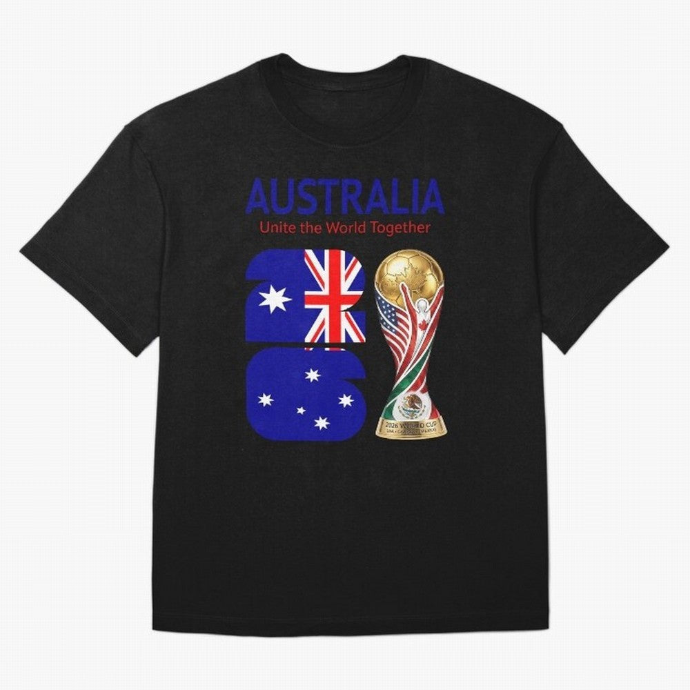 World Cup 2026, AUSTRALIA Classic T-Shirt Unlock the FIFA World Cup 2026 Journey through Haaland and Mbappe Highlights, France Pride, Vintage Soccer Flavor, Modern Football Stars, National Flags and Final Night Emotion; Created for Match Day