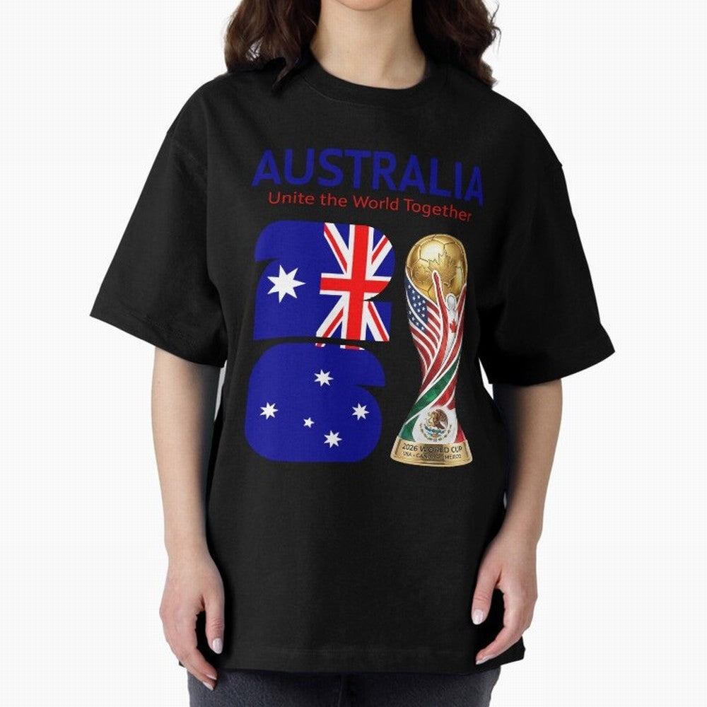 World Cup 2026, AUSTRALIA Classic T-Shirt Unlock the FIFA World Cup 2026 Journey through Haaland and Mbappe Highlights, France Pride, Vintage Soccer Flavor, Modern Football Stars, National Flags and Final Night Emotion; Created for Match Day
