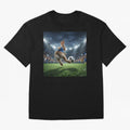 Rabbit Is Veritable Messi on the Soccer Pitch Oversized T-Shirt Celebrate the Magic of FIFA World Cup 2026 Spirit, Capturing Brazil, Mbappe, Championship Spirit, Famous Goals, Roaring Crowds and International Football Unity; Ideal for Passionate