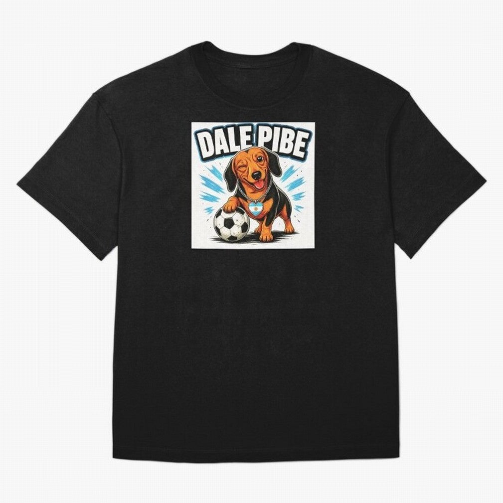 Argentine Soccer Dachshund - Dale Pibe Classic T-Shirt Celebrate Football Heritage in FIFA World Cup 2026 Capturing Neymar, France Energy, Supporter Pride, Iconic Celebrations, Legendary Names and Global Match Day Energy; Great for Watch Parties,