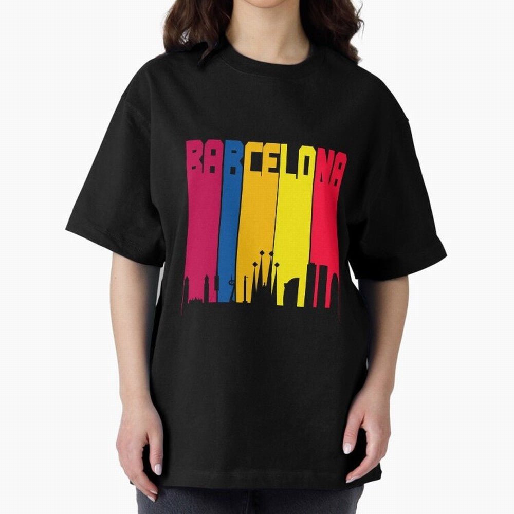 Barcelona Skyline BCN Catalunya Classic T-Shirt Make Every Match About Global Football Passion for FIFA World Cup 2026, Driven by Haaland and Mbappe, Netherlands, Vintage Soccer Flavor, Modern Football Stars, National Flags and Final Night Emotion;