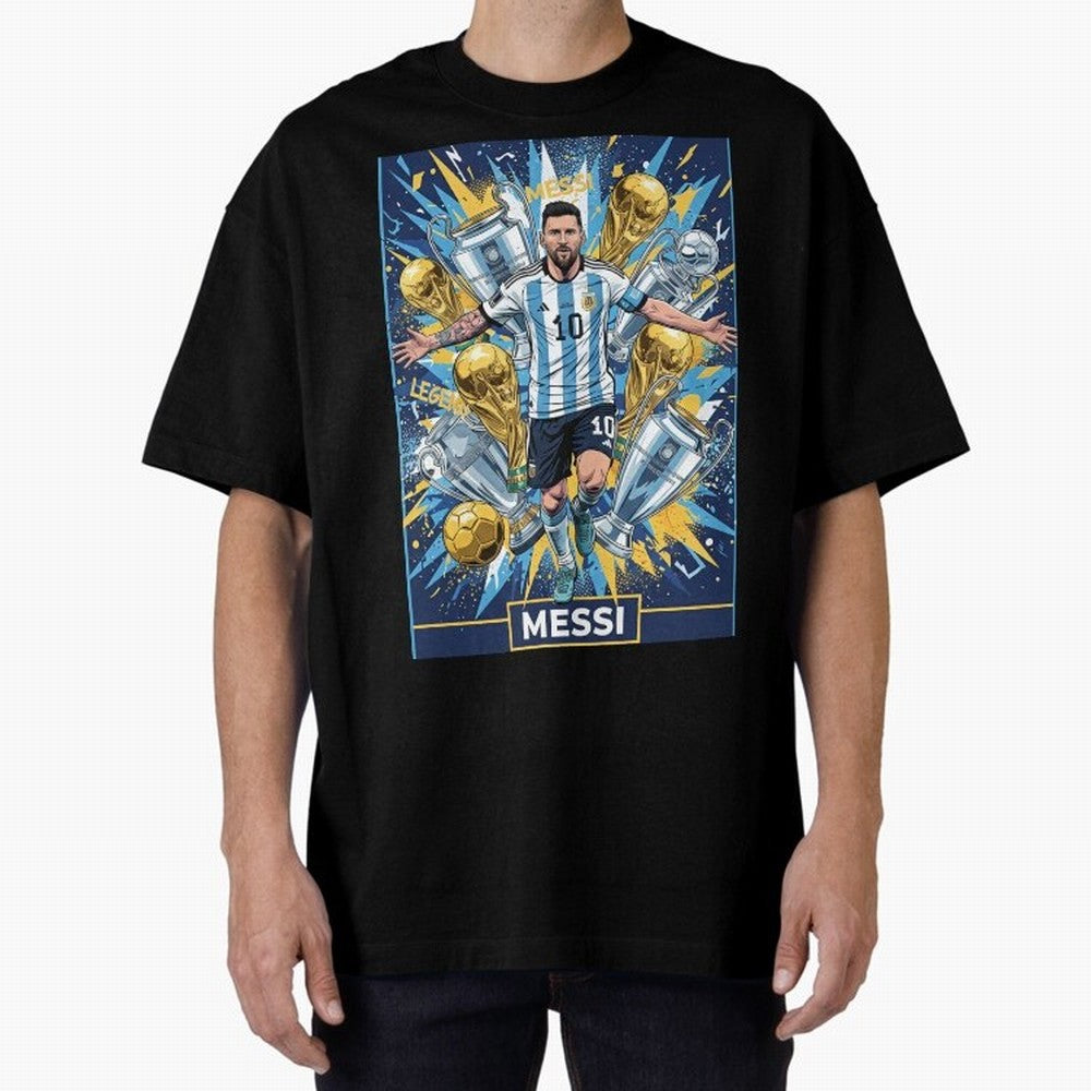 MESSI The Golden Legend Classic T-Shirt Make Memories around Global Football Passion for FIFA World Cup 2026 Group Stage, Celebrating Messi, CR7 and Mbappe, Spain and Netherlands, Football Passion, Legendary Performances, Festival Vibes and
