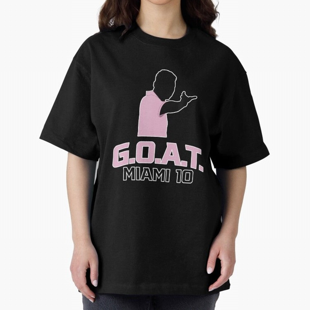 GOAT - MIAMI 10 Classic T-Shirt Turn Up for FIFA World Cup 2026 Filled with CR7 and Messi, England, France and Netherlands Energy, Classic Soccer Heritage, Championship Pressure, Fan Loyalty and International Pride; Perfect for Supporters Who Want