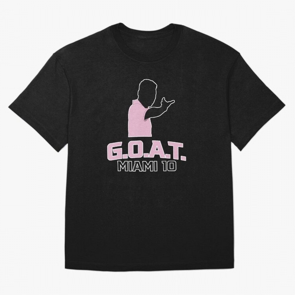 GOAT - MIAMI 10 Classic T-Shirt Turn Up for FIFA World Cup 2026 Filled with CR7 and Messi, England, France and Netherlands Energy, Classic Soccer Heritage, Championship Pressure, Fan Loyalty and International Pride; Perfect for Supporters Who Want