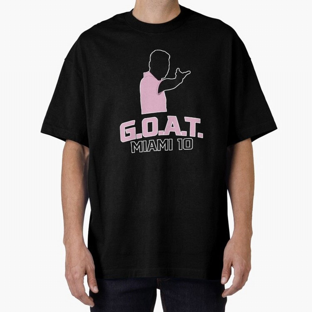 GOAT - MIAMI 10 Classic T-Shirt Turn Up for FIFA World Cup 2026 Filled with CR7 and Messi, England, France and Netherlands Energy, Classic Soccer Heritage, Championship Pressure, Fan Loyalty and International Pride; Perfect for Supporters Who Want