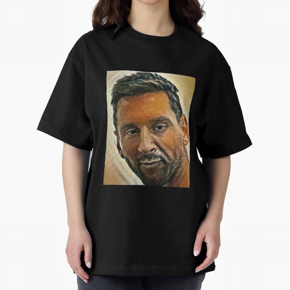 Messi Oversized T-Shirt Celebrate Classic Football Spirit in Global Football Passion for FIFA World Cup 2026 USA Canada Mexico, Connected to CR7 and Messi, Portugal, Supporter Pride, Iconic Celebrations, Legendary Names and Global Match Day Energy;