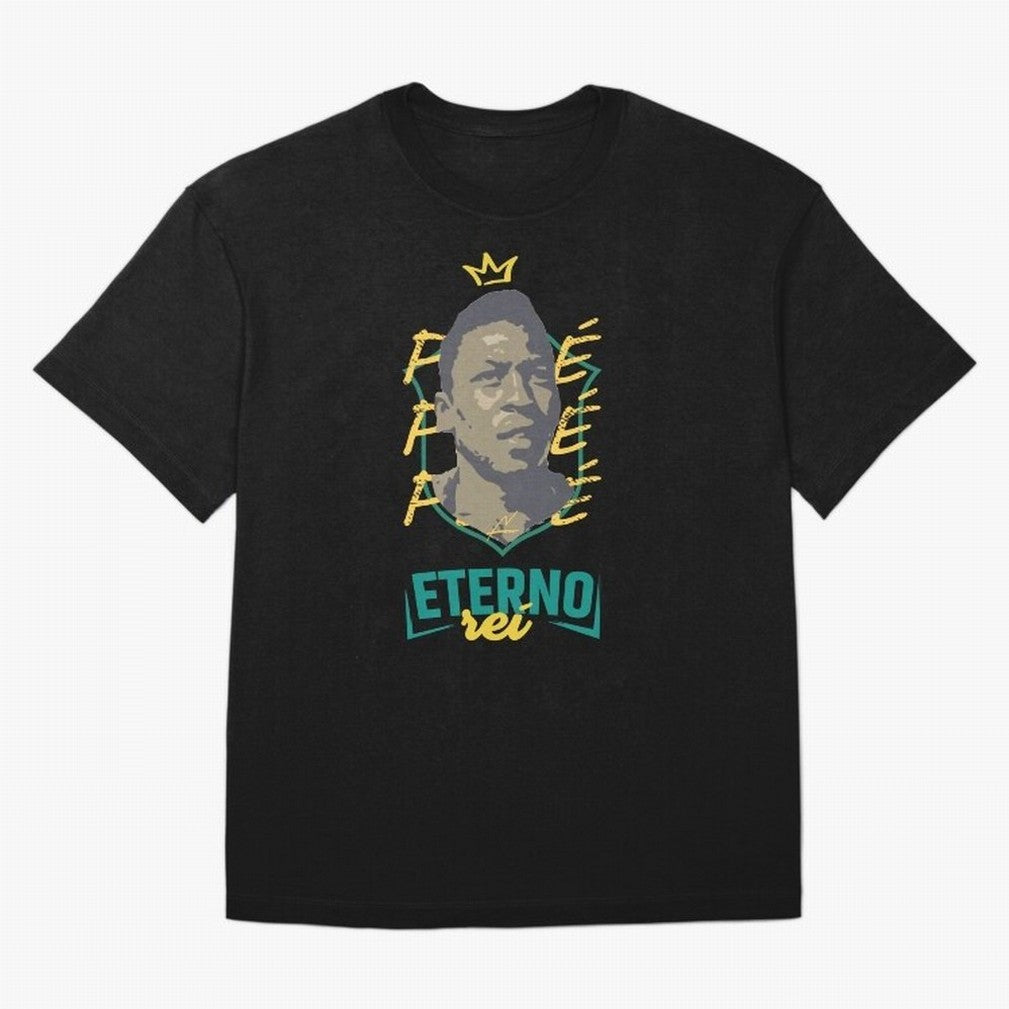 Messi and Neymar wearing a Pele t-shirt - Pel¨¦ Eterno - Pele Forever Rei Classic T-Shirt Bring a Vintage Feel to Global Football Passion for FIFA World Cup 2026 Group Stage, Driven by Neymar, Haaland and Cristiano Ronaldo, Germany, Stadium Chants,