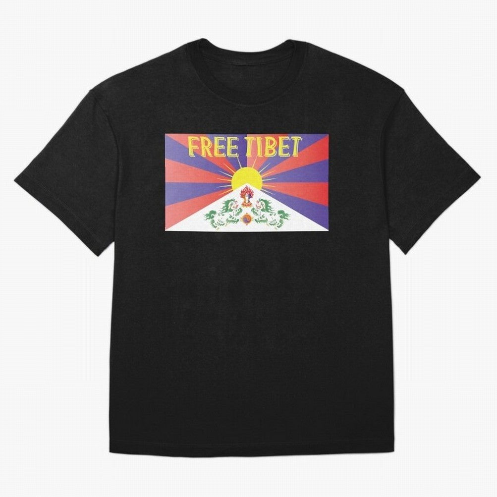 Free Tibet Movement Oversized T-Shirt Support the Legends of Match Day Hype around FIFA World Cup 2026 USA Canada Mexico, Haaland and Mbappe, England, Soccer Culture, Superstar Moments, National Team Dreams and Competitive Fire; Ideal for Football