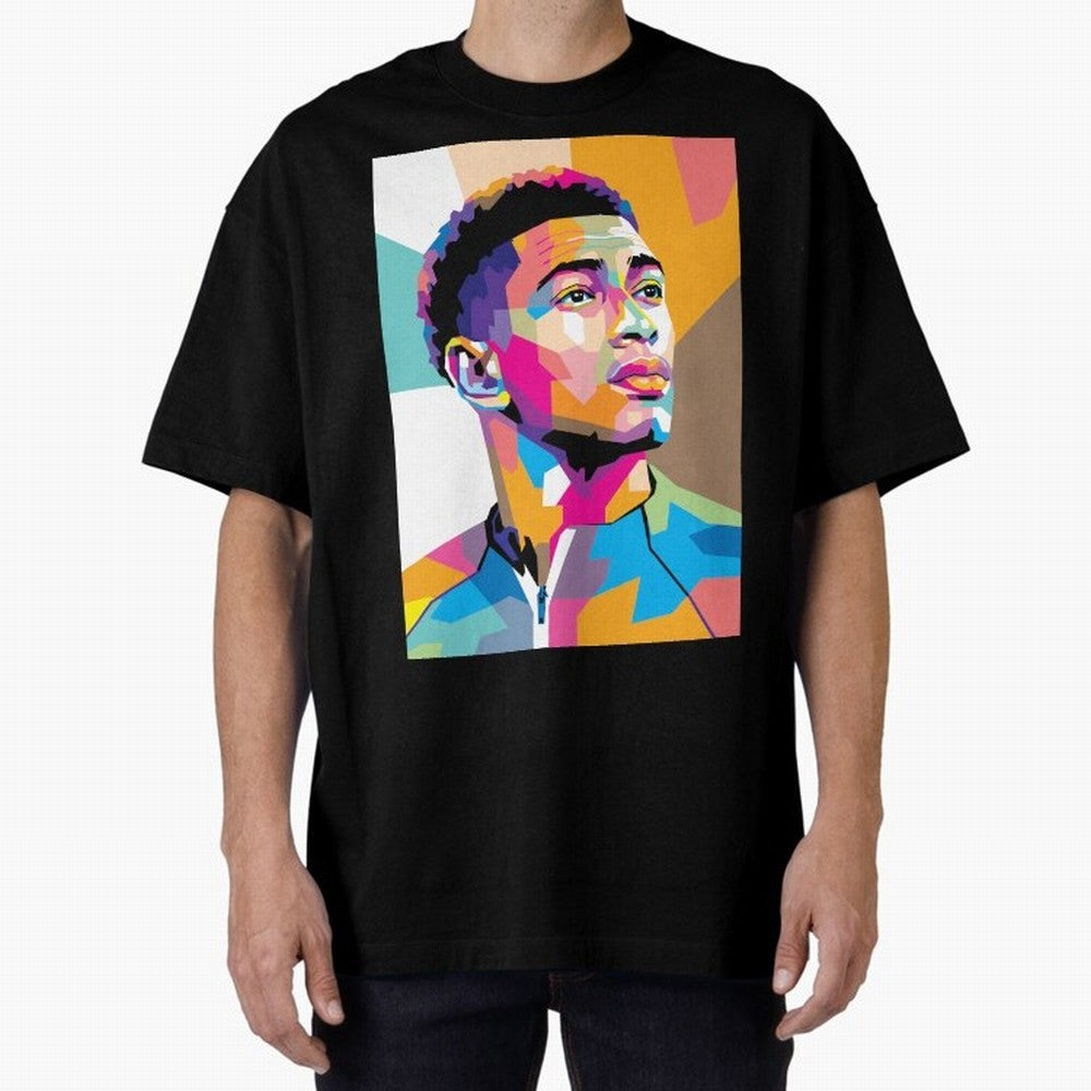 Jude Bellingham in WPAP Style Classic T-Shirt Feel FIFA World Cup 2026 Group Stage Spirit, Driven by Portugal, Spain and Germany, CR7 and Messi, Tournament Hype, Historic Matchups, Family Viewing Parties and Global Sports Pride; Perfect for