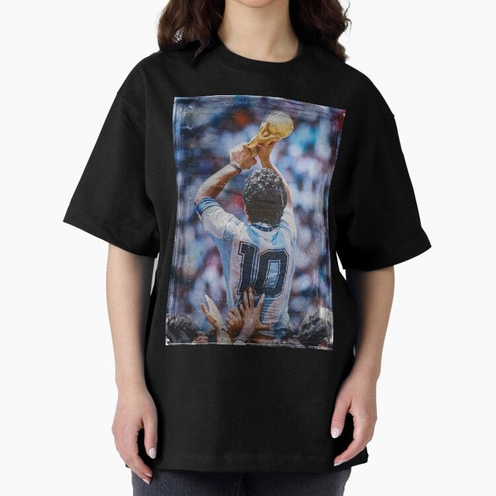 Diego Maradona Champion Classic T-Shirt Elevate the FIFA World Cup 2026 USA Canada Mexico Journey through Messi Highlights, Spain Pride, Supporter Pride, Iconic Celebrations, Legendary Names and Global Match Day Energy; Great for Watch Parties,