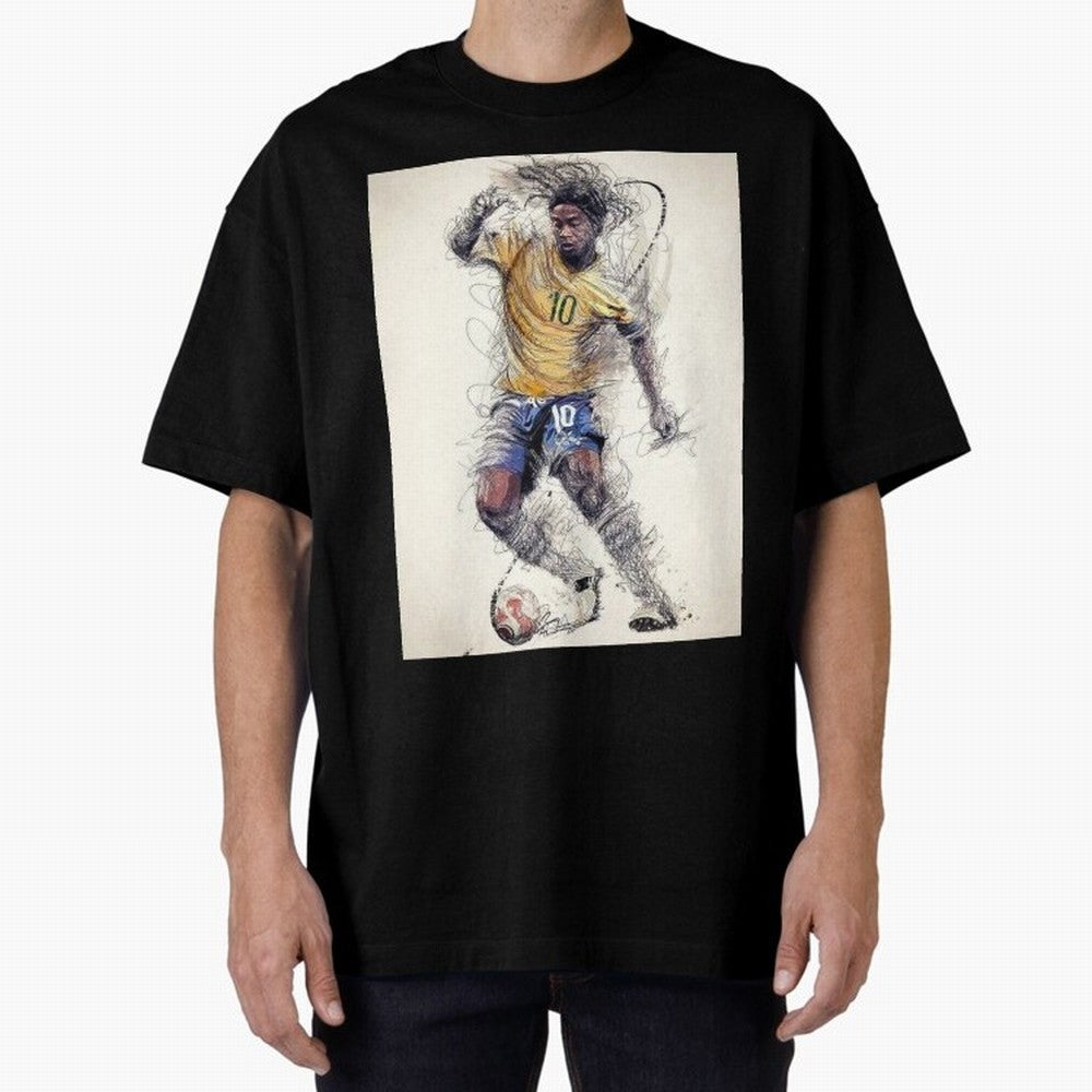 Ronaldinho Classic T-Shirt Celebrate the Magic of the FIFA World Cup 2026 Journey through CR7 Highlights, Netherlands Pride, Soccer Culture, Superstar Moments, National Team Dreams and Competitive Fire; Perfect for Fans, Collectors, Family