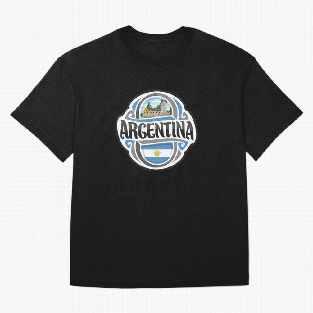 Decorative Argentina Logo Oversized T-Shirt Carry the FIFA World Cup 2026 Group Stage Journey through Mbappe and Neymar Highlights, France Pride, Champion Mindset, Group Stage Buzz, Knockout Tension and Passionate Fan Culture; Perfect for Fans,